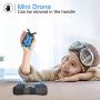 Drone for Kids - Attop Drones with Camera for Kids, AR Game Mode RC Mini Drone w/App Gravity/Voice Control/Trajectory Flight/Altitude Hold 360°Flip Kids Drone Foldable & Portable-Blue