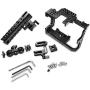 SMALLRIG Cage Kit for Sony A7II/A7RII/A7SII Camera with Cage, Handle, HDMI Lock, Cold Shoe, Quick Release Safety Rail, Double Ball Head - 1894