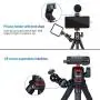 Phone Tripod,Portable Flexible Camera Tripod Stand,3 in 1 Mini Tripod with Wireless Remote and GoPro Adapter,Universal Phone Holder Compatible with iPhone, Android,DSLR,Sports Camera GoPro Phone Tripod,Portable Flexible Camera Tripod Stand,3 in 1 Mini Tripod with Wireless Remote and GoPro Adapter,Universal Phone Holder Compatible with iPhone, Android,DSLR,Sports Camera GoPro
