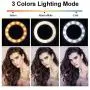 Selfie Ring Light with Flexible Cell Phone Holder Lazy Bracket Desk Lamp LED Light, Mini Led Camera Ringlight for YouTube Video/Photography Compatible with iPhone Xs Max XR Android Selfie Ring Light with Flexible Cell Phone Holder Lazy Bracket Desk Lamp LED Light, Mini Led Camera Ringlight for YouTube Video/Photography Compatible with iPhone Xs Max XR Android