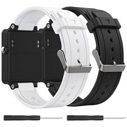 Bossblue Replacement Band for Garmin Vivoactive, Silicone Replacement Fitness Bands Wristbands with Metal Clasps for Garmin vivoactive GPS Smart Watch