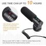 Winterjoys Single-Channel Microphone, Concept Stereo Camcorder Microphone for DSLR Camera Computer Mobile Phone PC Interview Talk Recording Microphone.