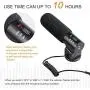 Winterjoys Single-Channel Microphone, Concept Stereo Camcorder Microphone for DSLR Camera Computer Mobile Phone PC Interview Talk Recording Microphone.