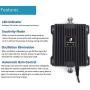Cell Phone Signal Booster for All Carriers GSM 3G - Dual Band 850/1900MHz Band 2/5 Repeater Boosts Voice and 3G Data for Home and Office