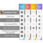Galaxy S20 Plus Screen Protector [Dome Glass] Full HD Clear 3D Curved Edge Tempered Glass [Better Solution for Ultrasonic Fingerprint] Perfect Fit Installation Tray by Whitestone - Two Pack