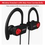 SENSO Bluetooth Headphones, Best Wireless Sports Earphones w/Mic IPX7 Waterproof HD Stereo Sweatproof Earbuds for Gym Running Workout 8 Hour Battery Noise Cancelling Headsets