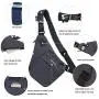 WATERFLY Sling Bag Lightweight Casual Daypack Chest Shoulder Bag for Men Boy