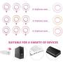 Selfie Ring Light with Cell Phone Holder Stand for Live Stream/Makeup, UBeesize LED Camera Beauty Light [3-Light Mode] [10-Level Brightness] with Flexible Long Arms, Compatible iPhone Android Phone