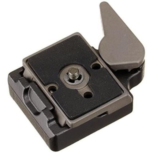 Manfrotto 323 RC2 Rapid Connect Adapter with 200PL-14 Quick Release Plate - Replaces 3299-Black