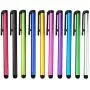 5pack Multi Color Universal Small Metal Touch Stylus Pen for Android Mobile Phone Cell Smart Phone Tablet iPad iPhone (5pack Multi Color)