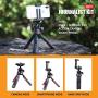 Ztylus Journalist MK II Mini Tripod Smartphone Stabilizer Rig, Hand Grip, Table Tripod, Rotatable Ball Head, Adjustable Leg, DSLR Mirrorless Camera, iPhone, Samsung Galaxy, Google Pixel