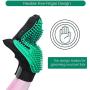 2020 New Version Pet Grooming Brush, Enhance Pet Grooming Glove with 255 Tips, Deshedding Glove for Dog and Cat, Left & Right Gentle De-Shedding Glove Brush