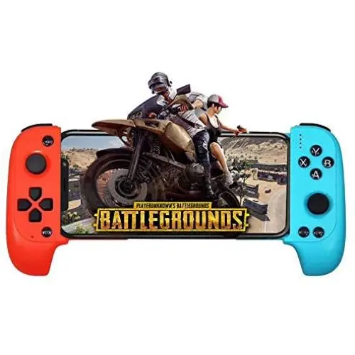 ElementDigital Mobile Game Controller, Telescopic Wireless Bluetooth Controller Gamepad for Android Phone, with Flexible Joystick, Red+Blue ElementDigital Mobile Game Controller, Telescopic Wireless Bluetooth Controller Gamepad for Android Phone, with Flexible Joystick, Red+Blue