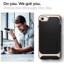 Spigen Neo Hybrid Designed for Apple iPhone SE Case (2020) / Designed for iPhone 8 Case (2017) / Designed for iPhone 7 Case (2016) - Champagne Gold