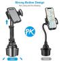 OHUI Cup Phone Holder for Car Universal Cup Phone Mount with Adjustable Long Neck for iPhone 11 Pro/XR/XS Max/X/8/7 Plus/6s/Samsung S10+/Note 9/S8 Plus/S7