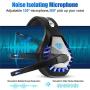 ENVEL Noise Cancelling Gaming Headset with 7.1 Surround Sound Stereo for PS4/Nintendo eShop Switch,Omnidirectional Microphone Vibration LED Light Compatible with Mac/PC/Laptop/Mac/PS3 Camo (Black)