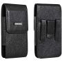Belt Holster Fit for iPhone 11 iPhone11 Pro Max Holster iPhone X Max Holster 8 Plus iPhone 7 Plus iPhone 6S Plus Holster Pouch Cowhide Leather with Belt Clip and Loop Fit for Phone with Slim Case on