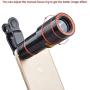 Apexel 4 in 1 12x Zoom Telephoto Lens + Fisheye + Wide Angle + Macro Lens with Phone Holder + Tripod for iPhone 11/XS Max/XR/ XS/X 8 7 Plus, Samsung, OnePlus, Huawei and More Phones