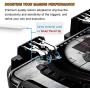 Mobile Game Controller with Cooling Fan/Phone Holder/Finger Sleeves for PUBG/Fortnite/Call of Duty, Tomoda L1R1 Mobile Triggers for 4.7”-6.5” iOS Android Phones