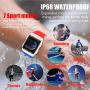 Smart Watch for Kids Women Men,Fitness Tracker with Heart Rate Blood Pressure/Blood Oxygen Monitor Sleep Monitor,IP68 Swimming Waterproof with Pedometer Calorie Step Counter for Android/Samsung/iPhone