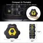 Audew Portable Air Compressor Tire Inflator with Gauge, Auto Digital Air Pump for Car Tires with Extra LED Light, DC 12V 150 PSI Tire Pump for Car,Bicycle,Motorcycle,Basketball,Pool Toys
