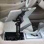 Cup Mount Holder iKross 2-in-1 Tablet and Smartphone Adjustable Swing Cradle with Extended Cup Car Mount Holder Kit for Apple iPad iPhone Samsung Asus Tablet Smartphone - Black