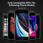 FLOVEME iPhone SE 2020 Screen Protector, 3 Packs HD Tempered Glass for iPhone 8 Screen Protector iPhone 7 6 6S, 4.7 Inch Anti Scratch, 9H 2.5D 0.33mm