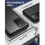 Clayco Forza Series Case for Samsung Galaxy Note 20 Ultra, Built-in Screen Protector Compatible with Fingerprint ID, Full-Body Rugged Cover, 6.9 inch, 2020 Release (Black)