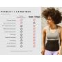 Sweat Shaper Waist Trimmer for Women, Waist Trainer Sauna Belt, Neoprene-Free Waist Cincher, Sauna Slimming Belt