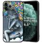 XIX iPhone 11 Pro Max Case African American Afro Girls Women Slim Fit Shockproof Bumper Cell Phone Accessories Thin Soft Black TPU Protective Apple iPhone 11 Pro Max Cases (03)