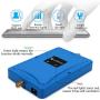 UNITONA Home Cell Phone Signal Booster Band 4 Band 5 3G 4G LTE Cell Signal Repeater 850MHz 1700/2100MHz Voice and Internet Signal Booster for AT&T Verizon T-Mobile