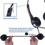 Callez 2.5mm Cordless Phone Headset Dual, Telephone Hands-Free Headset With N/C Mic For DECT AT&T ML17929 Panasonic KX-TCA430 KX-TS880 KX-T7630 KX-T7633 Cisco Vtech RCA Call Center Home Office(C402D1)