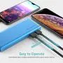 BONAI Portable Charger, USB Power Bank 10,000mAh External Battery Pack and Flashlight Compatible iPhone X 8 6 7 Plus 6s 8 iPad Samsung Galaxy S8 S7 Note 8 Phone Smartphones Tablet - Blue BONAI Portable Charger, USB Power Bank 10,000mAh External Battery Pack and Flashlight Compatible iPhone X 8 6 7 Plus 6s 8 iPad Samsung Galaxy S8 S7 Note 8 Phone Smartphones Tablet - Blue