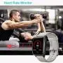 Willful Smart Watch for Men Women 2020 Version IP68 Waterproof, Fitness Tracker Heart Rate Monitor Sport Digital Watch, Smartwatch for Android Phones and iOS Phones Compatible iPhone Samsung (BK-Gray)