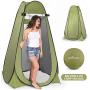 Pop Up Privacy Tent – Instant Portable Outdoor Shower Tent, Camp Toilet, Changing Room, Rain Shelter with Window – for Camping and Beach – Easy Set Up, Foldable with Carry Bag – Lightweight and Sturdy