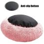 Coolder Soft Plush Round Pet Bed Winter Warm Sleeping Round Fluffy Pet Sofa Comfy Indoor Donut Pet Mat for Dogs Cats