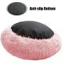 Coolder Soft Plush Round Pet Bed Winter Warm Sleeping Round Fluffy Pet Sofa Comfy Indoor Donut Pet Mat for Dogs Cats