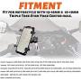 Motorcycle Phone Mount with USB Charger Grip Mobile Phone Holder GPS Navigation Bracket for Suzuki GSX-R 600 750 1000 GSX 1300R Hayabusa BMW S1000RR Yamaha YZF Kawasaki Ninja Honda CBR Accessories