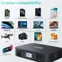 Laptop Power Bank, RYOKO 27000mAh Portable battery Charger with AC 85W Output, Dual USB and Type-C Phone Charger Battery Pack, High-Speed Portable Charger for iPhone Laptop Tablet Camera and Nintendo.