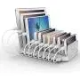 iPad Charging Station 96W 10-Port Alxum USB Charging Station Multiple Device USB Charger with Smart IC Tech, Organizer Stand for iPhone X, Xs Max,8,7,6, Samsung Google Nexus LG, Tablets, White iPad Charging Station 96W 10-Port Alxum USB Charging Station Multiple Device USB Charger with Smart IC Tech, Organizer Stand for iPhone X, Xs Max,8,7,6, Samsung Google Nexus LG, Tablets, White