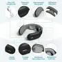 Neck Massager,Shiatsu Neck Massager with Heat Cordless,Smart Portable Electric Neck Massage Equipment 3 Modes & 15 Intensity,Gift for Women & Men Black