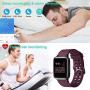 Willful Smart Watch for Android Phones Compatible iPhone Samsung IP68 Swimming Waterproof Smartwatch Sports Watch Fitness Tracker Heart Rate Monitor Digital Watch Smart Watches for Men Women Purple