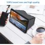 Mobile Phone Screen Magnifier, Universal 12 Inch Mobile Phone 3D Retractable Amplifier Screen Magnifier, Retractable High Definition Screen Amplifier Enlarged Expander(Black)
