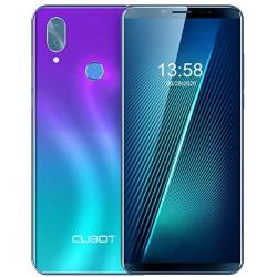 Unlocked Smartphone CUBOT X19 4GB RAM+64GB Cell Phone, 4000mAh, Dual 4G SIM, 5.93 inch FHD Display, Android 9.0 Pie, no Bloatware, AT&T and T-Mobile, Face ID, Fingerprint, Gradient