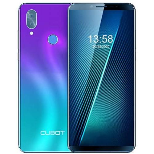Unlocked Smartphone CUBOT X19 4GB RAM+64GB Cell Phone, 4000mAh, Dual 4G SIM, 5.93 inch FHD Display, Android 9.0 Pie, no Bloatware, AT&T and T-Mobile, Face ID, Fingerprint, Gradient