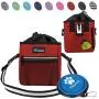 PetAmi Dog Treat Pouch | Dog Training Pouch Bag with Waist Shoulder Strap, Poop Bag Dispenser and Collapsible Bowl | Treat Training Bag for Treats, Kibbles, Pet Toys | 3 Ways to Wear PetAmi Dog Treat Pouch | Dog Training Pouch Bag with Waist Shoulder Strap, Poop Bag Dispenser and Collapsible Bowl | Treat Training Bag for Treats, Kibbles, Pet Toys | 3 Ways to Wear