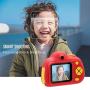 Veroyi Kids Camera with 16GB Micro SD Card 8MP Rechargeable Digital Front and Rear Selfie Camera with 2 Inches Screen Child Camcorder Toys for 4-10 Years Old Boys and Girls (Red)