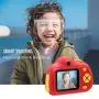 Veroyi Kids Camera with 16GB Micro SD Card 8MP Rechargeable Digital Front and Rear Selfie Camera with 2 Inches Screen Child Camcorder Toys for 4-10 Years Old Boys and Girls (Red)
