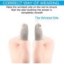 IUGGAN PUBG Mobile Game Finger Sleeve Controller, Sterling Silver Fiber,0.01" Ultra-Thin Touchscreen Finger Sleeve Anti-Sweat Breathable for Rules of Survival,Compatible with iPhone/ipad/Android (5P)