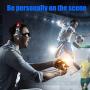 K8 Gaming Headset - Updated Headset Gaming For PS4 New Xbox One, Stereo Over-ear Headphones & Noise-canceling Microphone With Mic For PC Computer Mac Laptop Nintendo Switch Games Black Blue